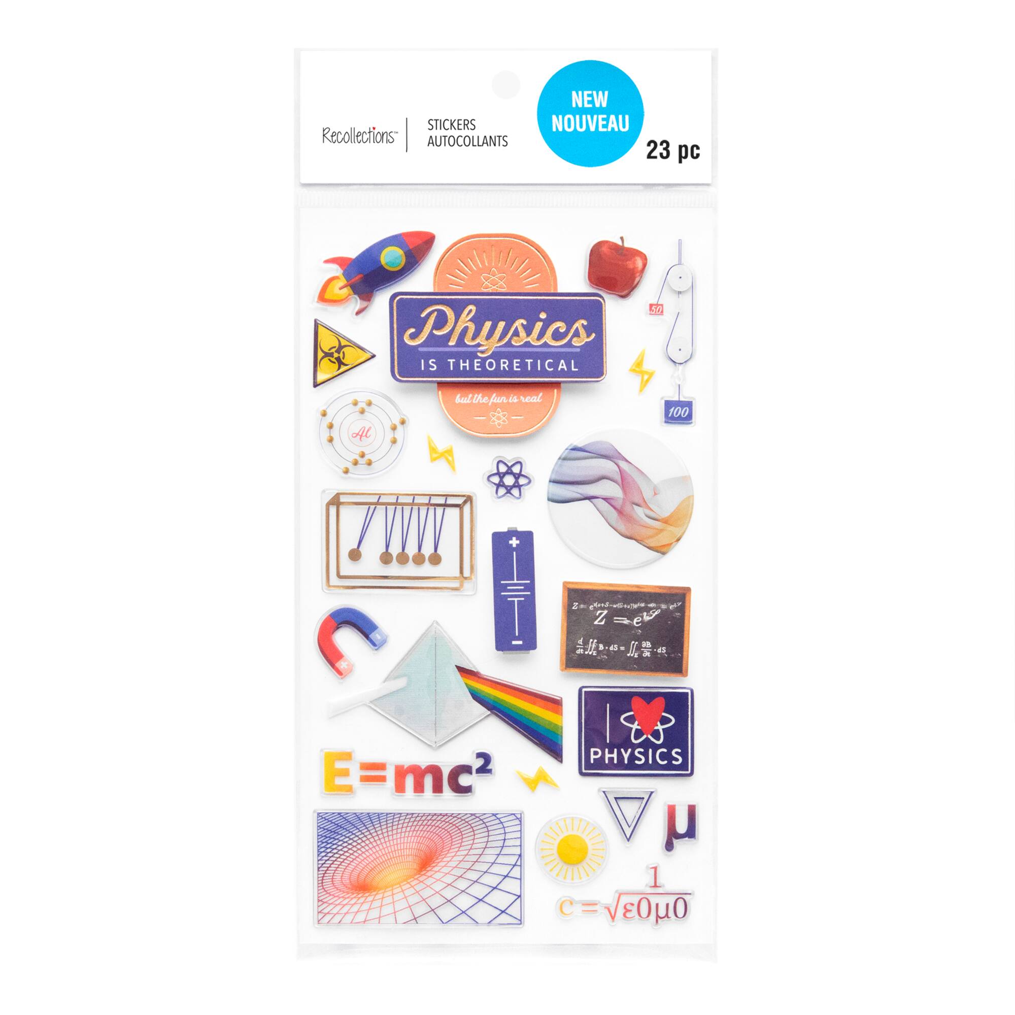 Physics Dimensional Stickers by Recollections™